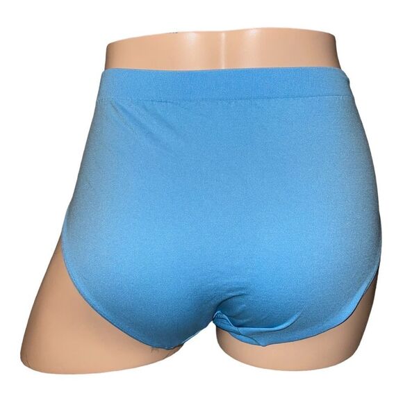 Bali Womens Comfort Revolution Hi-Cut Brief DF803J Raindrop Blue Size 6/7 NWT - Picture 3 of 8